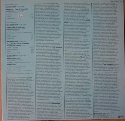 Eurodisc 28 707 KK - Berühmte Cellokonzerte - Concertos For Cell - Image 3