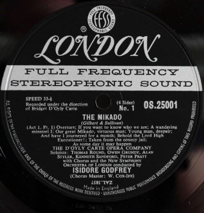 London Records OSA 1201 - The Mikado - Image 4