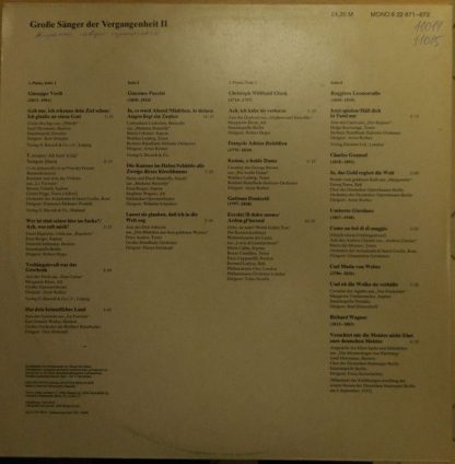 Eterna 8 22 671-672 - Große Sänger Der Vergangenheit II - Image 2