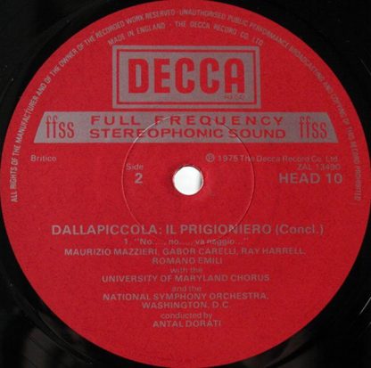 DECCA HEAD 10 - Il Prigioniero - Image 6