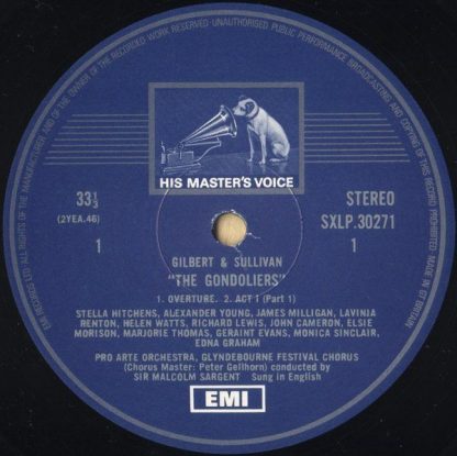 His Master's Voice SXDW 3027 - The Gondoliers - Image 4