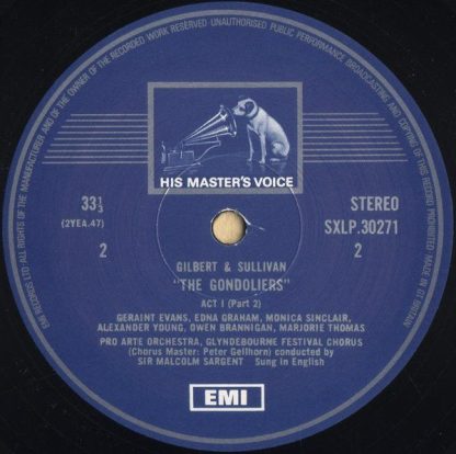 His Master's Voice SXDW 3027 - The Gondoliers - Image 5