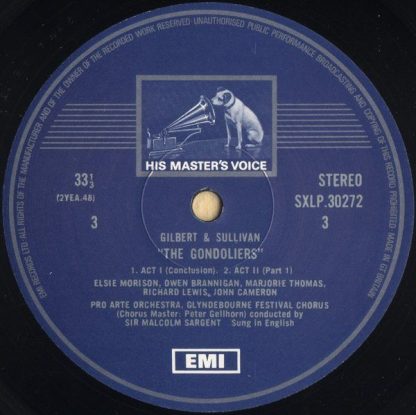 His Master's Voice SXDW 3027 - The Gondoliers - Image 6