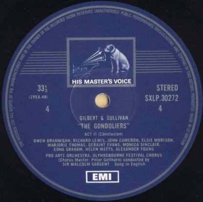 His Master's Voice SXDW 3027 - The Gondoliers - Image 7