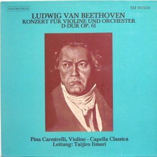 Sastruphon SM 007050 - Konzert Für Violine Und Orchester D-dur O
