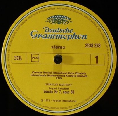 Deutsche Grammophon 2538 378 - Concours Musical International Re - Image 3