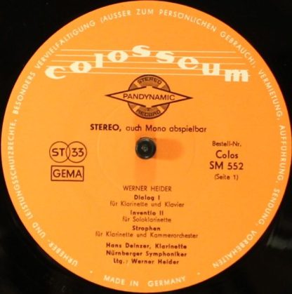 Colosseum Colos SM 552 - Musik Für Klarinette - Image 5