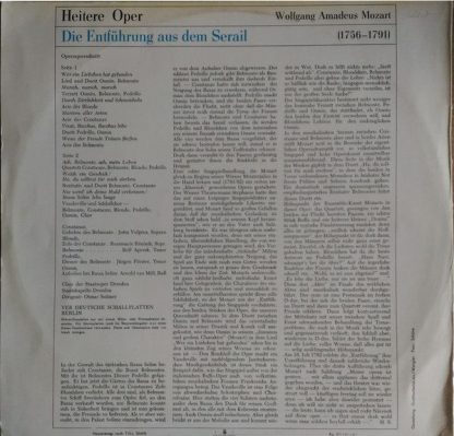 Eterna 8 25 304 - Die Entführung aus dem Serail (Opernquerschnit - Image 2