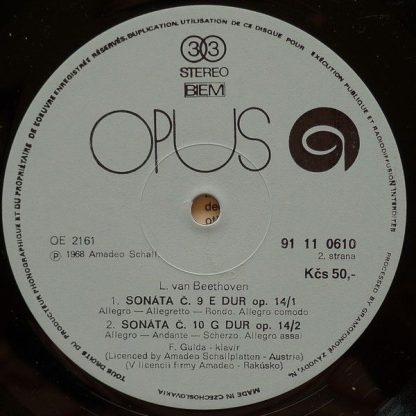 Opus 9111 0610 - Beethoven - Friedrich Gulda 4 - Image 4