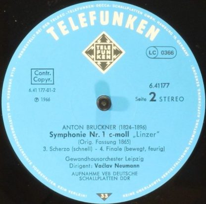 Telefunken 6.41177 - Sinfonie Nr. 1 C-moll "Linzer" - Image 3