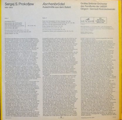 Melodia Eterna 8 26 272 - Aschenbrödel (Ausschnitte Aus Dem Ball - Image 2