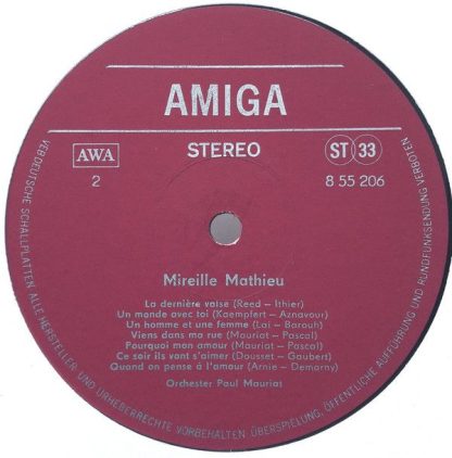 Amiga 8 55 206 - Mireille Mathieu - Image 4