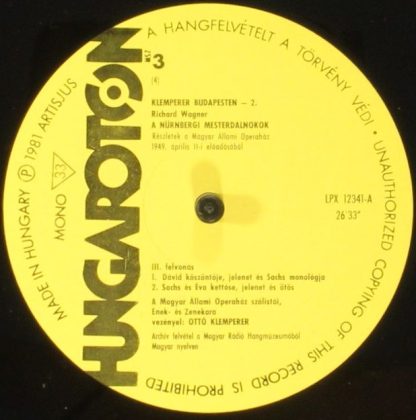 Hungaroton 12340-41 - Die Meistersinger Von Nürnberg Excerpts - Image 8