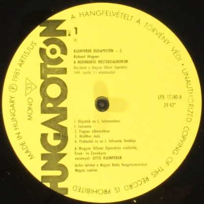 Hungaroton 12340-41 - Die Meistersinger Von Nürnberg Excerpts - Image 9