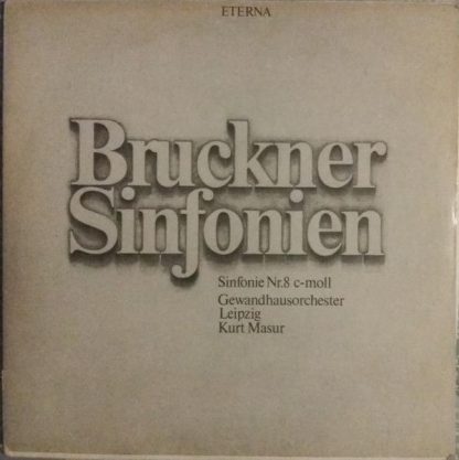 Eterna 8 27 346-347 - Sinfonie Nr. 8 C-moll