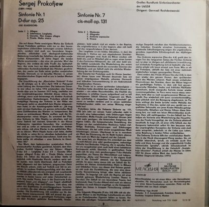 Melodia Eterna 8 26 165 - Sinfonie Nr. 1 D-dur Op.25 "Die Klassi - Image 2