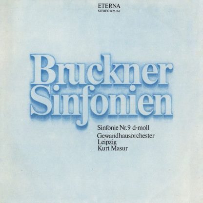 Eterna 8 26 761 - Sinfonie Nr. 9 D-Moll