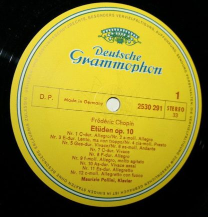 Deutsche Grammophon 2530 291 - Études Op. 10 & Op. 25 - Image 4