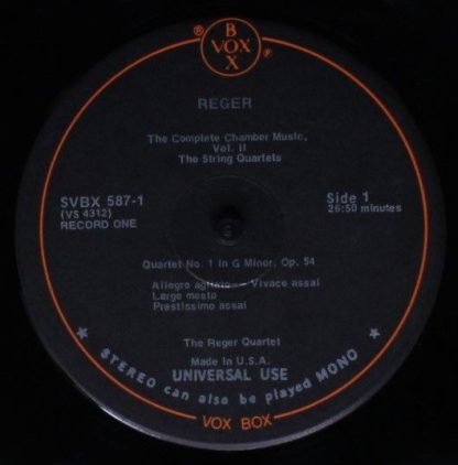 VOX (6) SVBX 587 - The Complete Chamber Music Vol. II (The Strin - Image 3