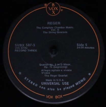 VOX (6) SVBX 587 - The Complete Chamber Music Vol. II (The Strin - Image 7