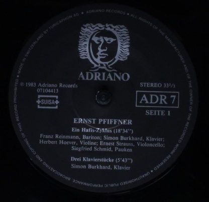 Adriano (2) ADR 7 - Ein Hafis-Zyklus - Drei Klavierstücke - Poly - Image 3