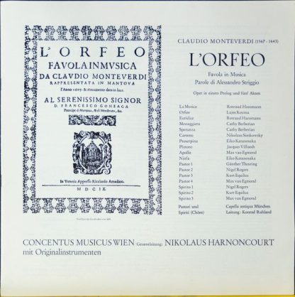 Telefunken SKH 21/1-3 - L'Orfeo, Favola In Musica - Image 10
