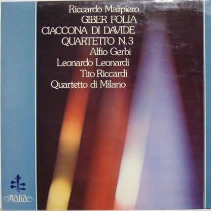 Italia ITL 70040 - Giber Folia, Ciaccona Di Davide, Quartetto N.