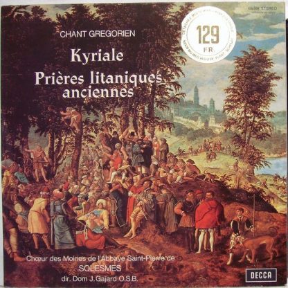 DECCA 766 / 150.002 - Chant Gregorien - Kyriale Et Prières Litan