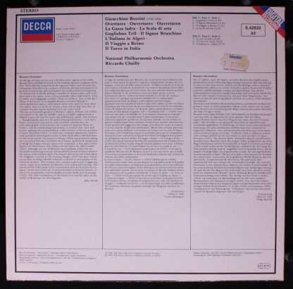 DECCA 6.42832 AZ - 7 Overtures - Image 2