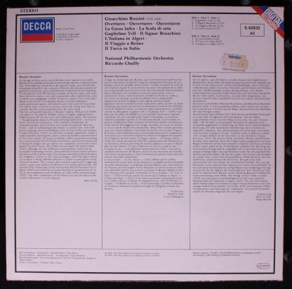 DECCA 6.42832 AZ - 7 Overtures - Image 2