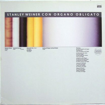 Schwann Musica Mundi DMM VMS 1042 - Stanley Weiner Con Organo Ob