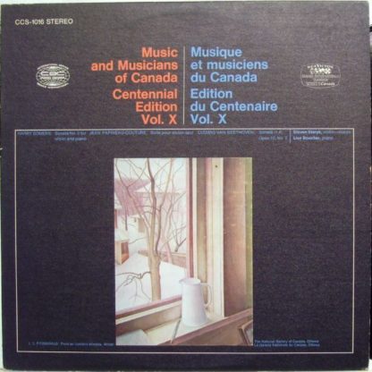 RCA Victor CCS-1016 - Music And Musicians Of Canada Centennial E