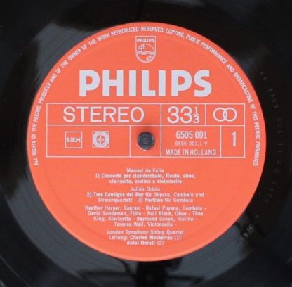 Philips 6505 001 - Harpsichord Concerto - Image 3