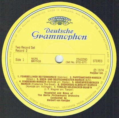 Deutsche Grammophon 2721 077 - Märsche - Prussian And Austrian M - Image 5