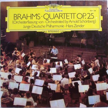 Deutsche Grammophon 2531 198 - Quartett Op. 25 (Orchesterfassung