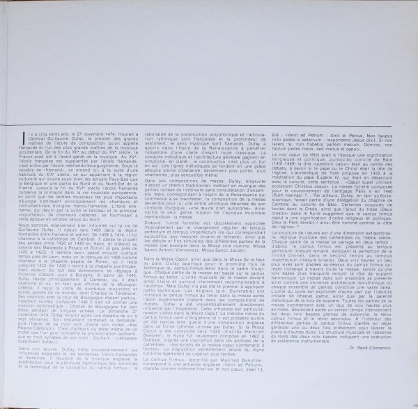 Harmonia Mundi HM 996 - Missa Caput - Image 4