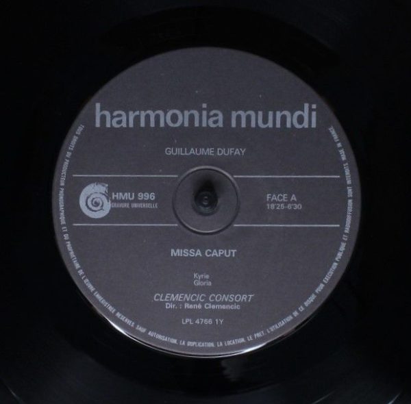 Harmonia Mundi HM 996 - Missa Caput - Image 5