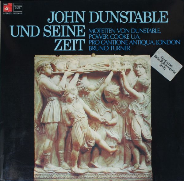 BASF 25 22064-8 - John Dunstable Und Seine Zeit (Motetten Von Du