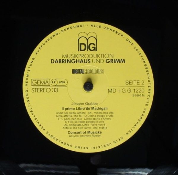 Musikproduktion Dabringhaus Und Grimm MD+G G 1220 - Il Primo Lib - Image 4