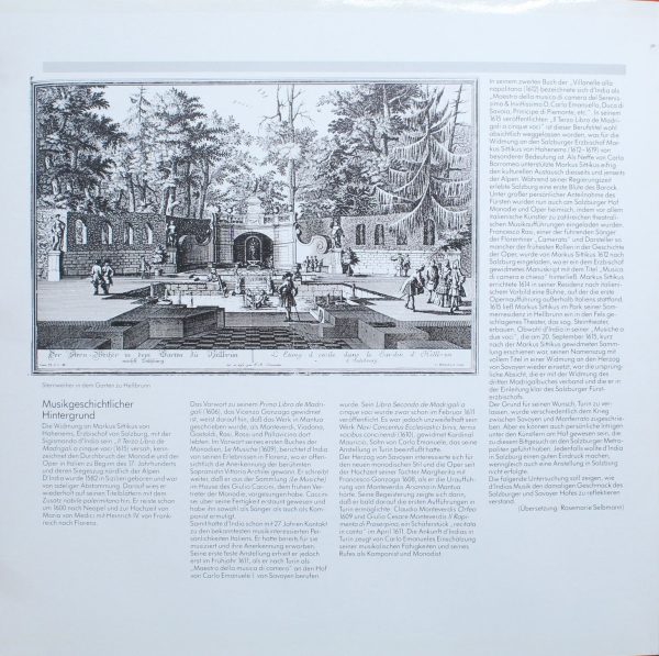 Deutsche Harmonia Mundi 16 9624 1 - Musik Am Salzburger Fürstenh - Image 3