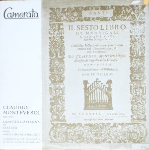 Camerata Cm 25 001 L - Leamento D'arianna Und Sestina Aus Dem "S