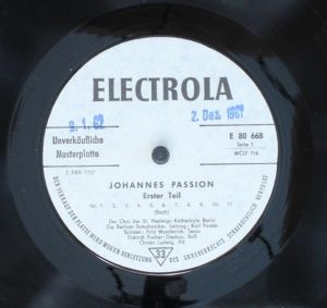 Electrola E 80 668/70 - Johannes-Passion