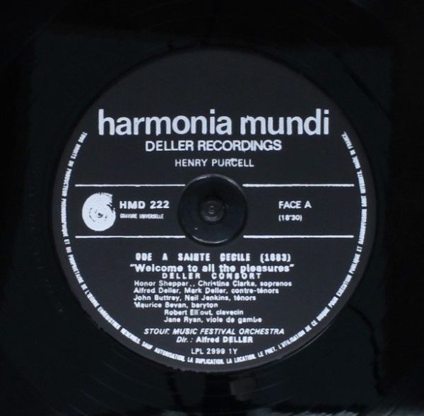 Harmonia Mundi HMU 222 - Ode A Sainte Cécile «Welcome To All The - Image 5