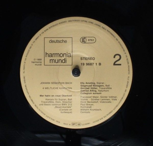Deutsche Harmonia Mundi 1996873 - Bauern-Kantate / Kaffee-Kantat - Image 6