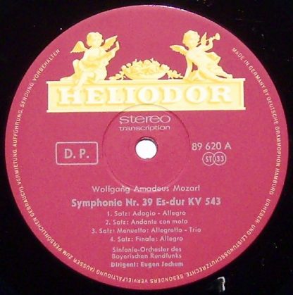 HELIODOR 89 620 - Symphonie Es-dur KV 543 / Violinkonzert D-dur - Image 3