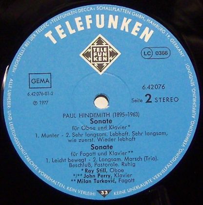 Telefunken 6.42076 AW - Sonatas - Image 3