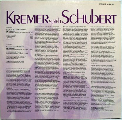 Eurodisc 88 330 KK - Duos Für Violine Und Klavier Op. 162 A-dur - Image 3