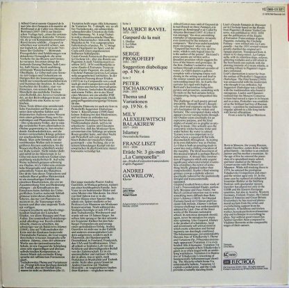 EMI 1C 065-03 321 - Ravel: Gaspard De La Nuit, Balakirew: Islame - Image 3