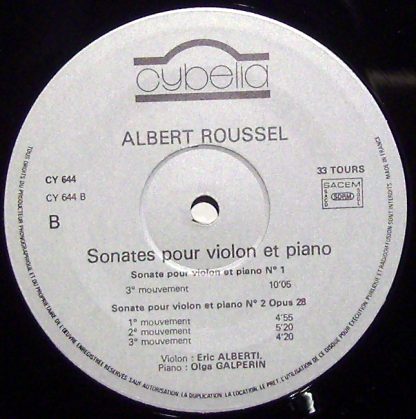 Cybelia CY 644 - Sonates Pour Violon Et Piano - Image 3