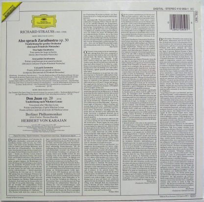 Deutsche Grammophon 410 959-1 - Also Sprach Zarathustra - Don Ju - Image 3